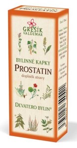 Bylinné kapky Prostatin přispívají k normální funkci prostaty a močového měchýře.