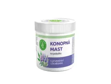 Zelená země konopná mast na kůži s levandulí 100 ml