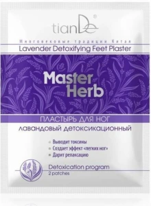 TianDe Levandulov nplast na nohy Master Herb 2 ks