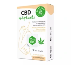 Zelená Země CBD náplasti, 12 ks