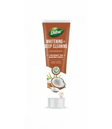 Dabur - Bělící zubní pasta s kokosovým olejem a jedlou sodou 100 ml